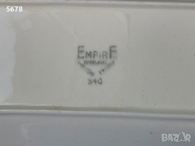 Старо английско плато, снимка 6 - Антикварни и старинни предмети - 53897553