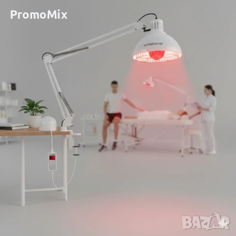  Професионална инфрачервена лампа Boston Tech WE108 Infratherap Физиотерапия и термотерапия, снимка 2 - Други - 53443914