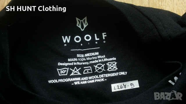 WOOLF OF NORWAY T-Shirt 100% Merino Wool размер M тениска 100% Мерино вълна - 2315, снимка 10 - Тениски - 53747462