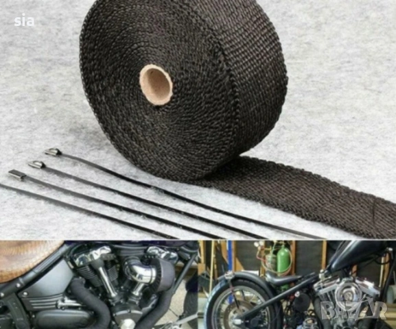 Изолация за гърне, ауспух, тръби, Термоизолационна лента, снимка 5 - Аксесоари и консумативи - 37867988