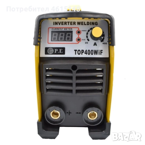 Инверторен електрожен P.E TOP400WiF (MMA-400) – 400A, с радио, Bluetooth и USB, снимка 5 - Други инструменти - 51964762