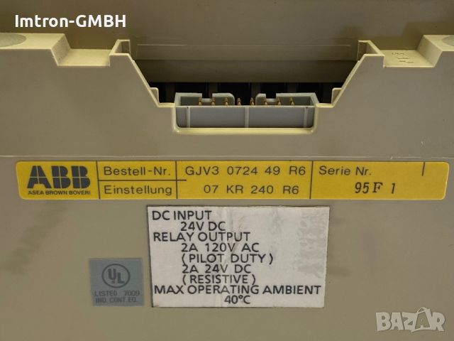 PLC  Controller ABB 07 KR 240 R6 GJV3  0724 49 R6, снимка 4 - Друга електроника - 46509654