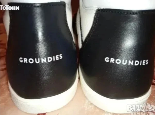 GROUNDIES Оригинал Нови Мъжки Маратонки Изцяло от Естествена Кожа 45, снимка 8 - Маратонки - 50800212