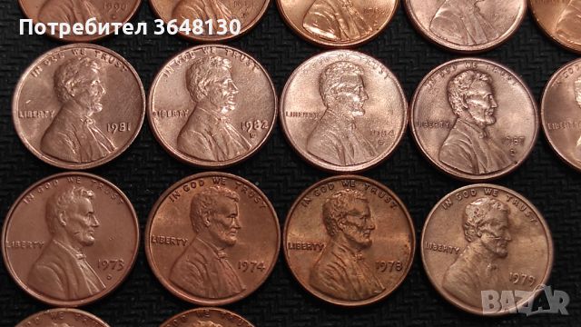 Монети САЩ - [1967 - 1995], снимка 4 - Нумизматика и бонистика - 43943142
