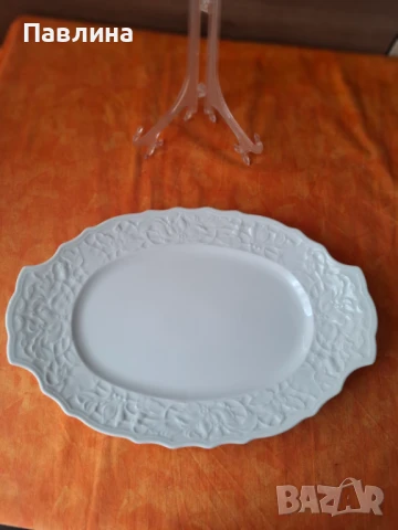 Баварски порцеланово плато и купа за салата , снимка 9 - Аксесоари за кухня - 51222150