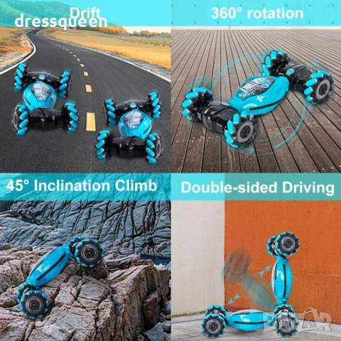 4655 Детска Количка с Управление Чрез Жестове и Светлинни Ефекти, снимка 5 - Коли, камиони, мотори, писти - 53821781