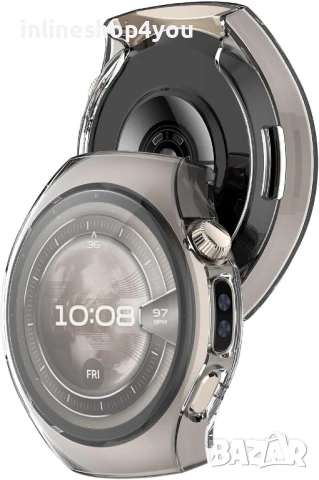 Силиконов Кейс 360° Градуса за Часовник Huawei Watch 5 46mm, снимка 5 - Смарт гривни - 51152095