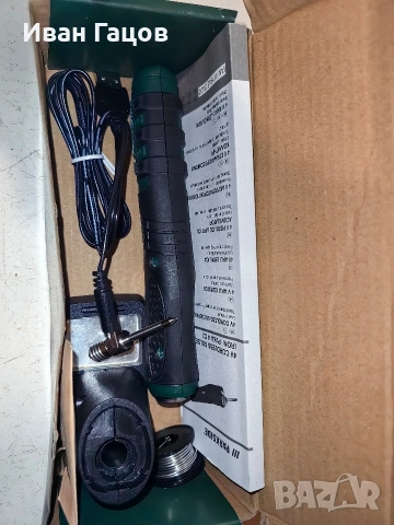 Parkside Поялник на Батерия, снимка 3 - Други инструменти - 53937984