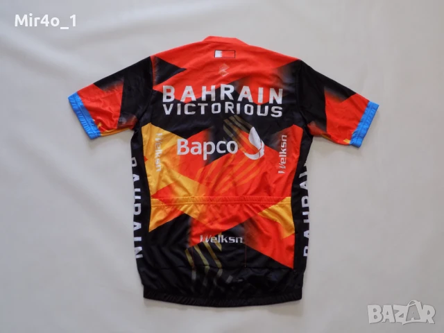 ново вело джърси welksn bahrain uci тениска екип блуза шосейно колоездене оригинално L, снимка 2 - Спортни дрехи, екипи - 50868511
