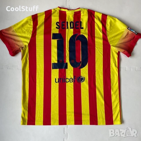 Футболна Тениска Nike Barcelona 2013/14 Размер XXL, снимка 4 - Футбол - 53933471