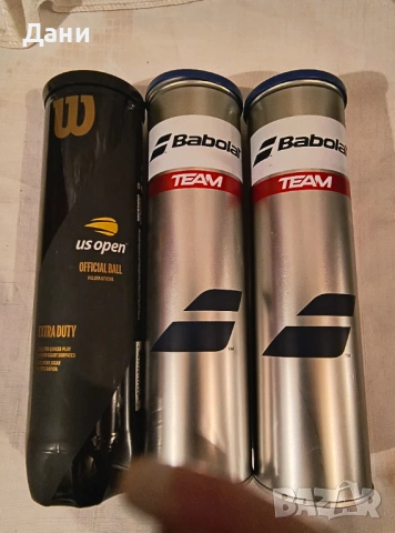 Тенис топки Wilson,Babolai , RolandGarros,Us open , снимка 2 - Тенис - 54012092