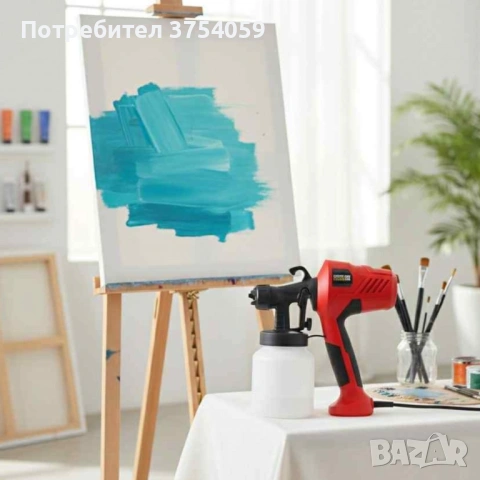 Електрически пистолет за боядисване Electric Paint Sprayer Elite — перфектно покритие без следи и ка, снимка 5 - Строителни материали - 53153494