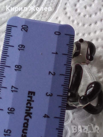 Фигурка на куче от стъкло 52587, снимка 7 - Антикварни и старинни предмети - 52717704