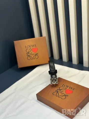 колани от естествена кожа в кутия loewe 2см, снимка 6 - Колани - 50342918