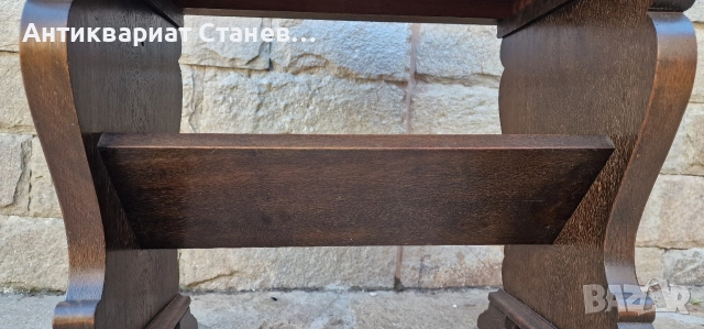 Винтидж дървена масичка, снимка 13 - Маси - 52617419