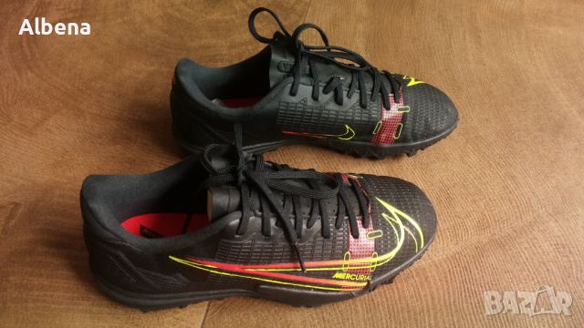 NIKE MERCURIAL VIPOR Football Astro Turf Размер EUR 33,5 / UK 1,5 детски стоножки за футбол 184-14-S, снимка 3 - Детски обувки - 46265242