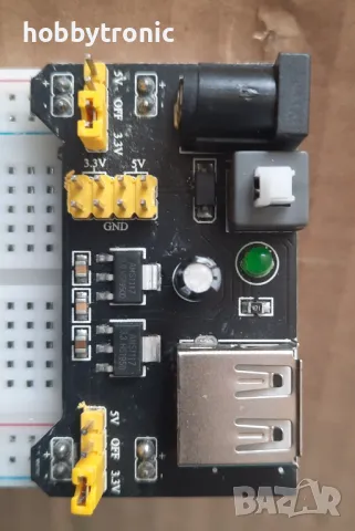 Макетна платка Breadboard MB830, захранваща платка 3.3V, 5V, снимка 2 - Друга електроника - 46925382