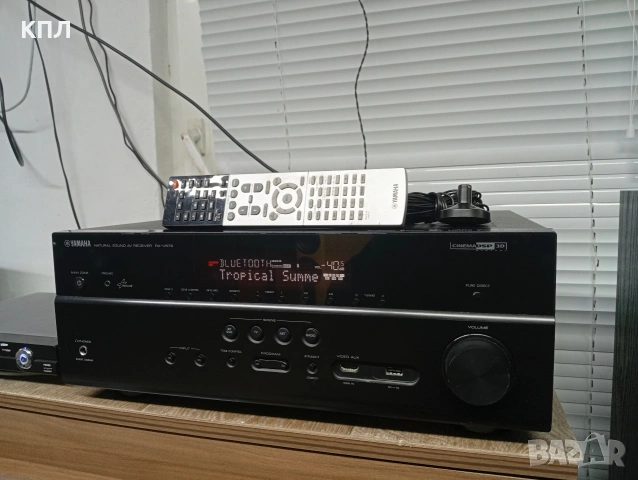 7.2 канален ресивър YAMAHA RX-V 679 Bluetooth 4K Wi-fi , снимка 2 - Ресийвъри, усилватели, смесителни пултове - 53611083