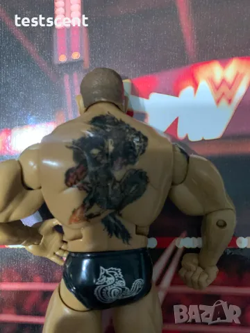 Екшън фигура WWE Батиста Batista Dave Bautista Jakks Deluxe Aggression figure играчка, снимка 10 - Фигурки - 48450394