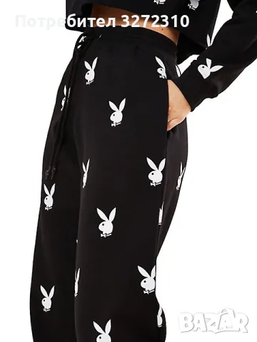 Playboy Missguided oversized дамски спортен анцуг, снимка 6 - Спортни екипи - 48716869