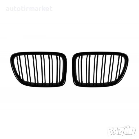 Бъбреци с двойни ребра черен лак за BMW X1 E84 2011-2015