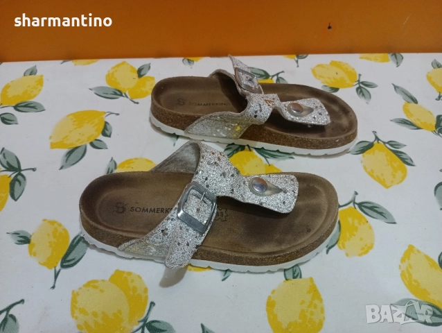 Кожени чехли Sommerkind N 32 - 6 лв, снимка 2 - Детски сандали и чехли - 51705218