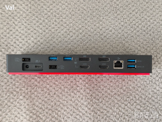 Lenovo ThinkPad Universal Thunderbolt 3 Gen2 Dock USB C докинг станция, снимка 3 - Други - 51630820