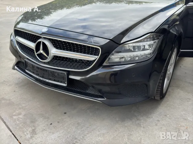 Предна броня с решетка Mercedes CLS W218, снимка 2 - Части - 48022003