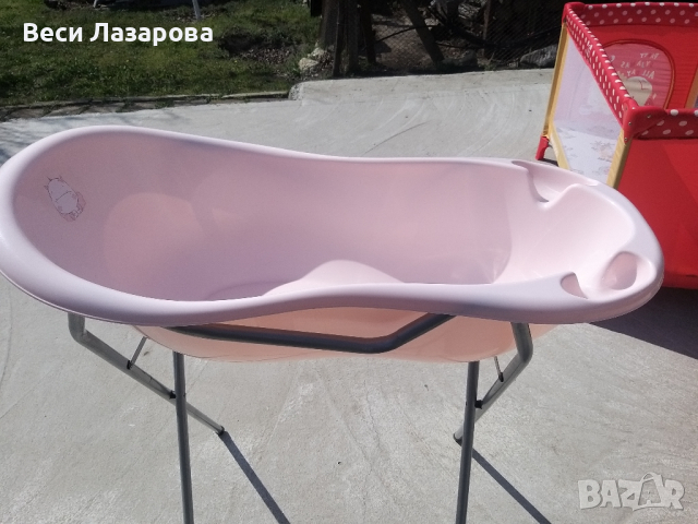 Комплект вана със стойка за бебе, снимка 2 - За банята - 45034387