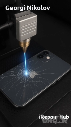 Смяна стъклен гръб/заден панел за Iphone8-16.Р, снимка 1