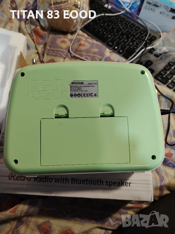 Преносимо радио AM/FM, Bluetooth, поддържа SD карта и USB, снимка 4 - Радиокасетофони, транзистори - 52857246