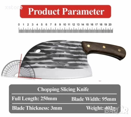 Професионален здрав кухненски масивен готварски инструмент за рязане на месо, снимка 7 - Други инструменти - 52712762