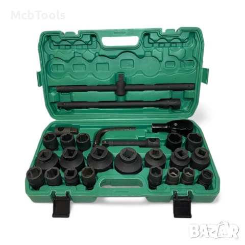 Камионджийско гедоре 26 части 3/4″ и 1″ STAHLMAYER, снимка 2 - Гедорета - 52844443