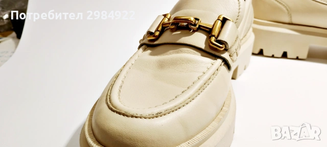 Обувки Massimo Dutti кравешка кожа номер 37 Стелка 24cm , снимка 6 - Дамски ежедневни обувки - 53297628