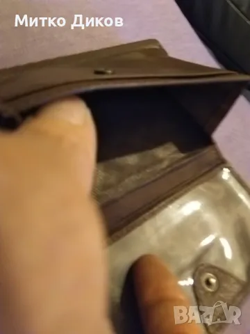 Портфейл НН естествано кожа 140х105мм, снимка 3 - Портфейли, портмонета - 49797270