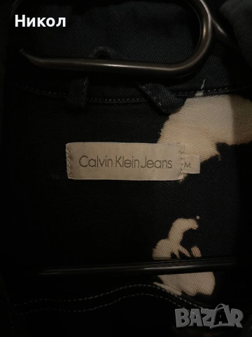 Дънково яке Calvin Klein (S р-р) , снимка 3 - Якета - 53457276