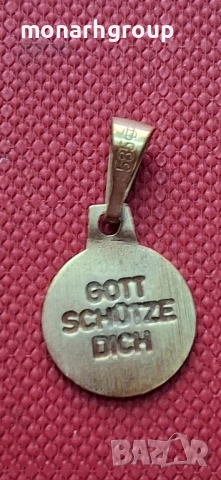 Златна висулка, снимка 4 - Колиета, медальони, синджири - 51886234