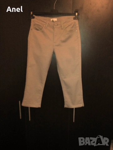 Разпродажба: 1). Сиви дънки FLOYD, размер W 27 / L 33, Slim Fit; 2). Бежови летни дънки La Vite, 36, снимка 4 - Дънки - 43883328