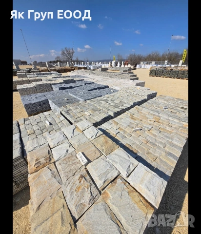 камъни гнайс тикли подова настилка декоративни обли градинско обзавеждане оформен глиц, снимка 14 - Облицовки - 53852346