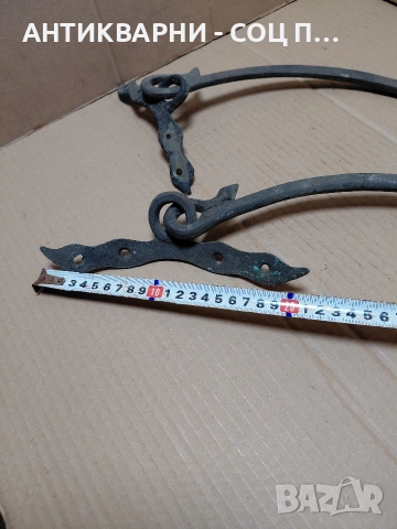 Комплект Соц Стари Бакърени Медни Дръжки Общо Тегло 2.100кг. НОМЕР 341., снимка 13 - Антикварни и старинни предмети - 54101750