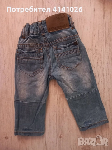 Бебешки дънки Guess., снимка 2 - Панталони и долнища за бебе - 51581212