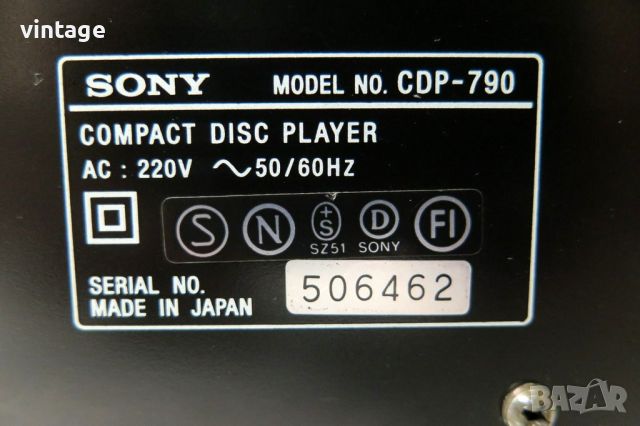 Sony CDP-790_62, снимка 10 - Други - 46064902