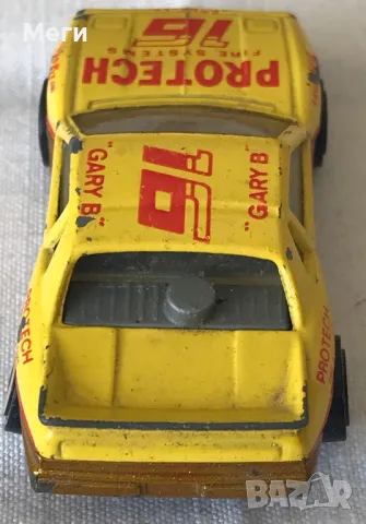 Колекционерска Количка Matchbox 1985 Pontiac Fiero Protech Fire – Колекционерски Модел, снимка 3 - Колекции - 46988265