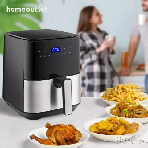 ПРОМОЦИЯ Уред за готвене с горещ въздух (Air Fryer) AKLS-AI-0178BL, снимка 5 - Уреди за готвене на пара - 47774191