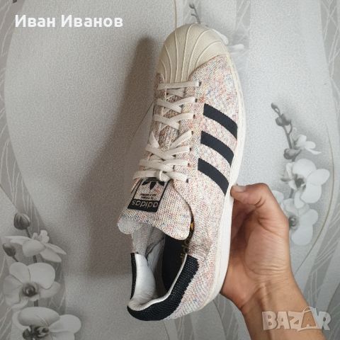 маратонки ADIDAS SUPERSTAR 80S PK  номер 45 ,5- 46, снимка 4 - Маратонки - 45196369