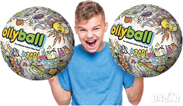 Детска/Бебешка Топка за Игра + Оцветяване HCM Ollyball за Игра на Закрито!, снимка 3 - Детски топки - 45984247