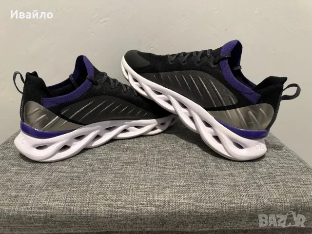 Li-Ning Arc No Boundry 'Black Purple', снимка 5 - Маратонки - 48911538