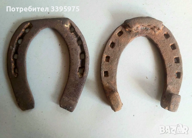 Стари метални подкови - 2 броя