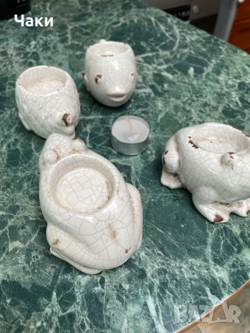 Свещници , снимка 2 - Декорация за дома - 53619032