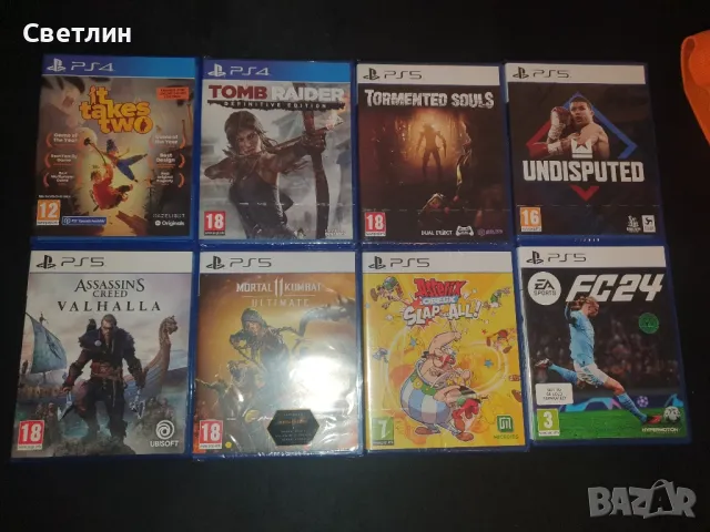 PlayStation 5 с два ДЖОЙСТИКА с 8 игри и стойка!, снимка 7 - Игри за PlayStation - 49932028